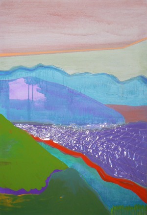 Landscape II, 2012, Acrylic on canvas, 125X85 cm